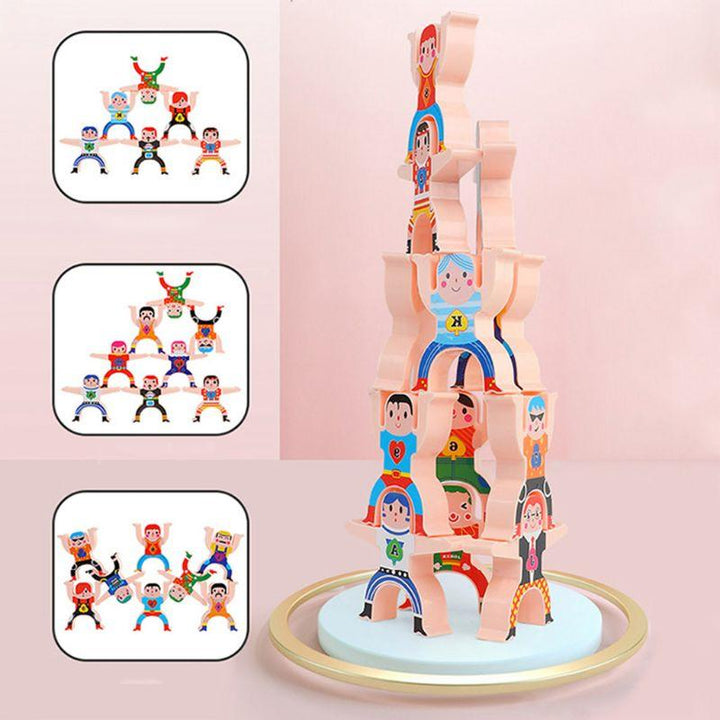 BuildGame™ | Snel Stapelspel voor het Hele Gezin | Feestdagen Fun voor Jong & Oud