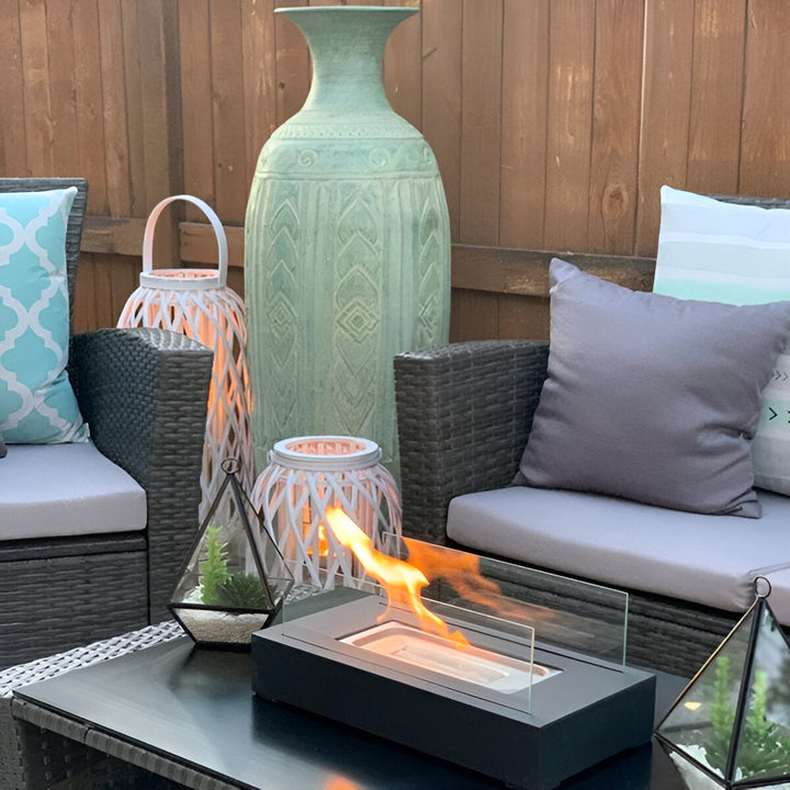 SereniFire | Moderne Bio-Ethanol Tafelhaard – Rookvrij, Duurzaam & Elegant Ontwerp