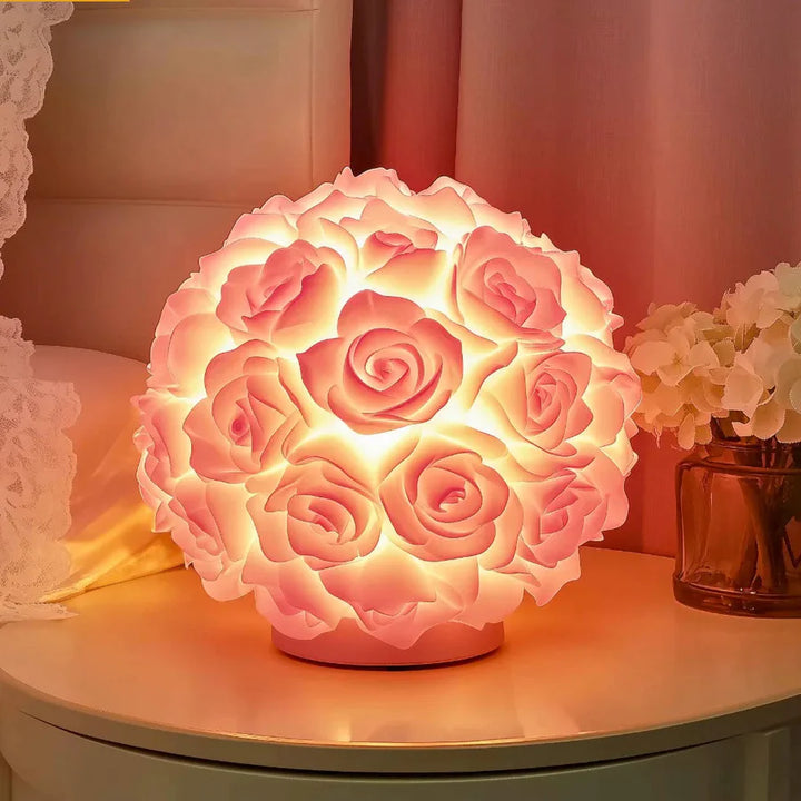 GlowRose™ | Lampe de rose d'ambiance avec une lueur chaude