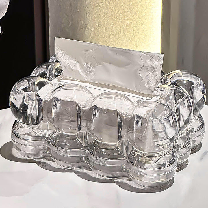 Celeste Tissue Box | Sculpturaal Design | Transparant Acryl