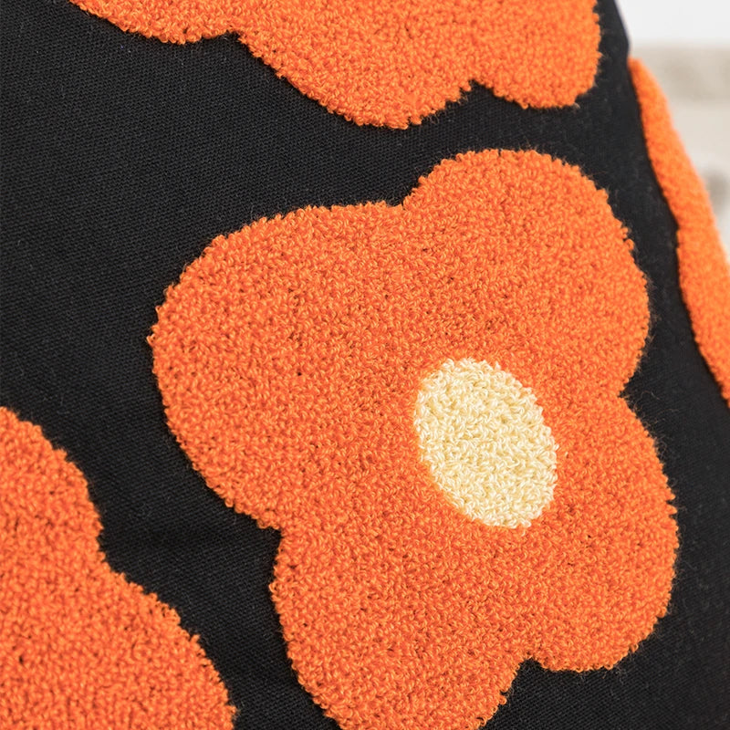 Bloemvormige Kussenhoes | Zachte Plush | 45 x 45 cm | Zonder Vulling