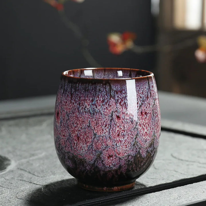 Kōkei Japandi Keramieken Kopjes | Handgemaakte set van 4