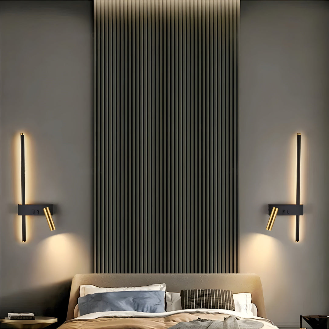 Duo | Minimalistische Wandlamp met Schakelaar & LED