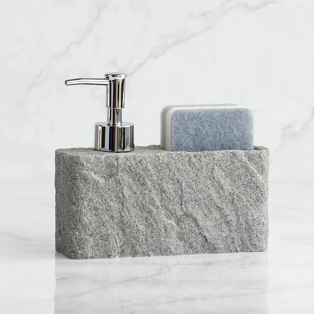 Maison Stone Zeepdispenser | Natuursteen Look