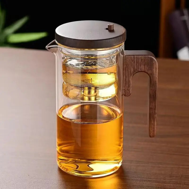 Design Glazen Theepot met Zeef | Infuser Theepot voor Theeliefhebbers