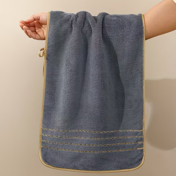 Luxe Badkamer Set | 6-Delige Gouden Handdoeken | Modern & Kleurvast Ontwerp