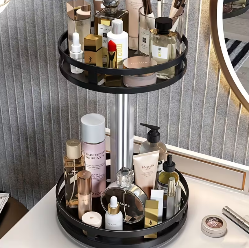 360° Draaibare Keuken Organizer | Metalen Kruidrek | 2- of 3-Laags