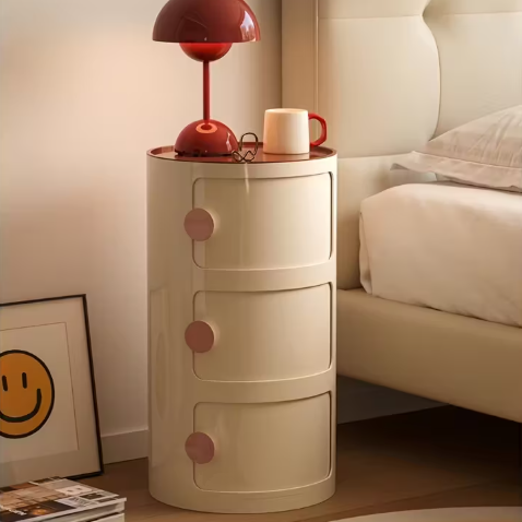 FlexiStore™ Table de Chevet Multifonctionnelle | Armoire de Rangement Portable avec Tiroir