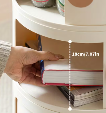 FlexiStore™ Table de Chevet Multifonctionnelle | Armoire de Rangement Portable avec Tiroir