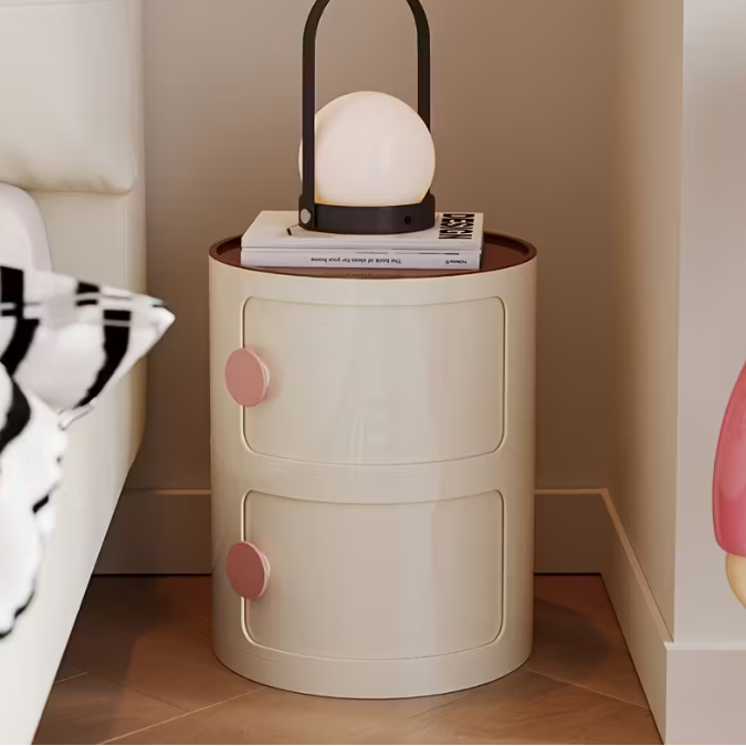 FlexiStore™ Table de Chevet Multifonctionnelle | Armoire de Rangement Portable avec Tiroir