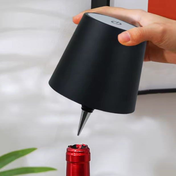 Cozy Wijnfles Lamp | 1 + 1 GRATIS | USB-C & Dimbaar