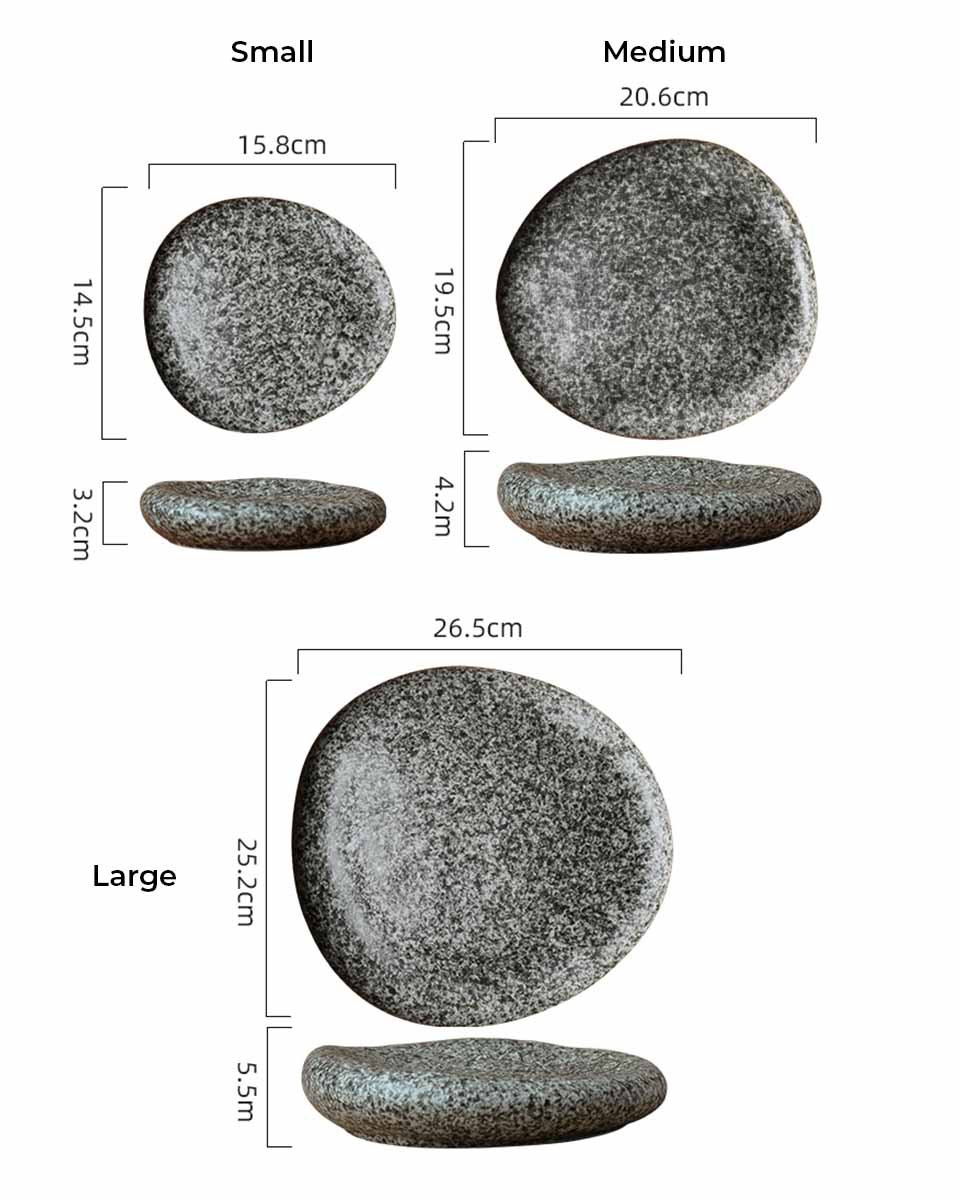 Jumeira Collectie | Keramisch Steendesign Bord – Luxe Servies met Natuurlijke Uitstraling