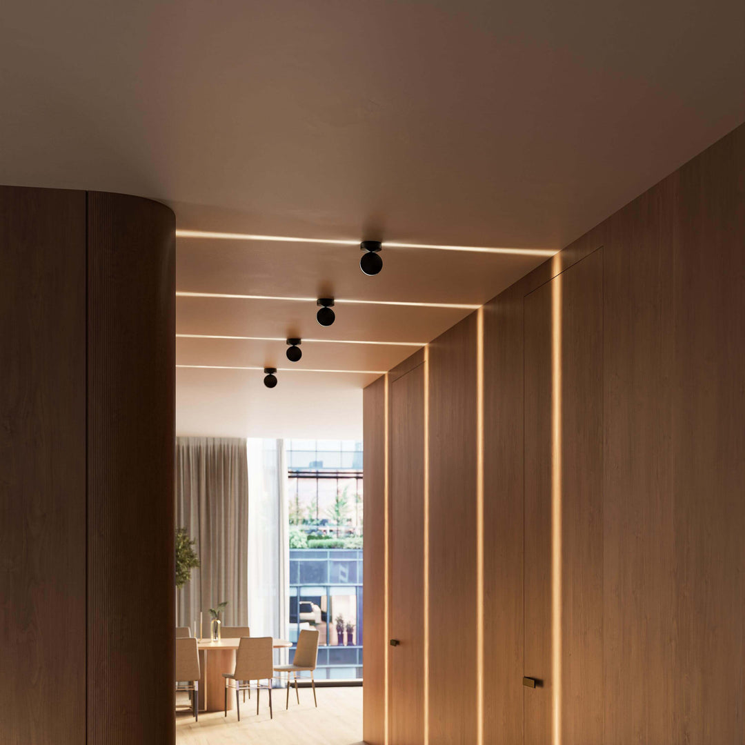 SPECTRA™ LED Wandlamp | 360° Draaibaar Licht | Minimalistisch Mat Wit | Spectaculair Lichtspel