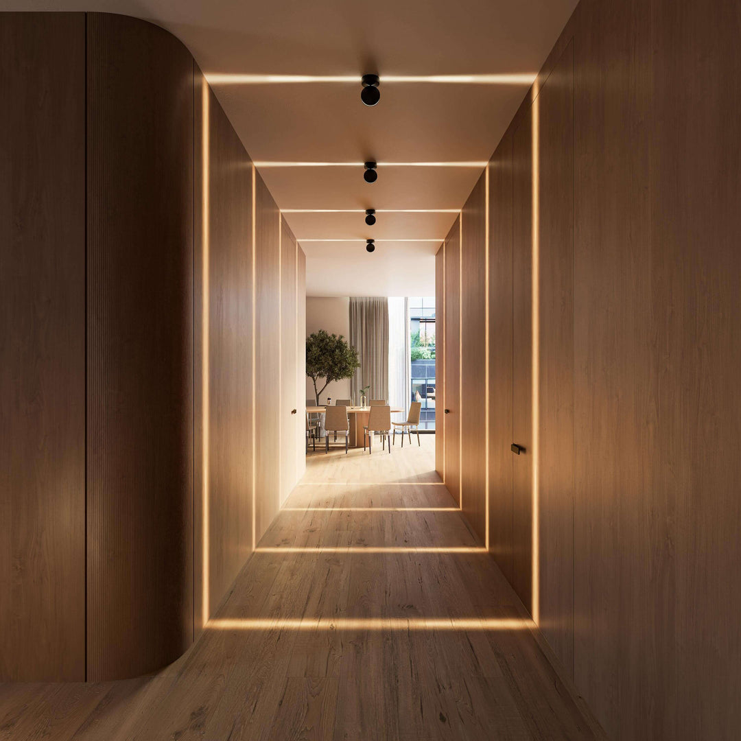 SPECTRA™ LED Wandlamp | 360° Draaibaar Licht | Minimalistisch Mat Wit | Spectaculair Lichtspel