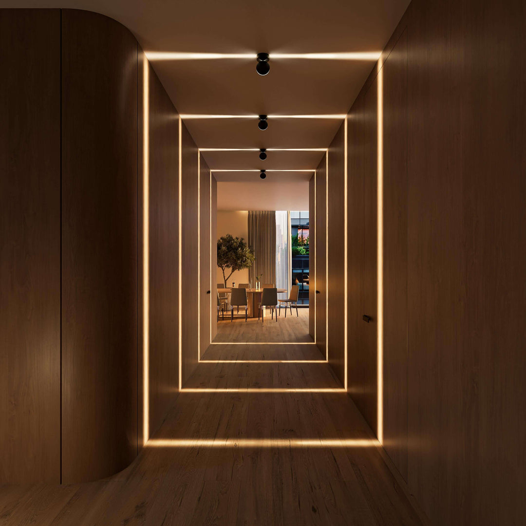 SPECTRA™ LED Wandlamp | 360° Draaibaar Licht | Minimalistisch Mat Wit | Spectaculair Lichtspel