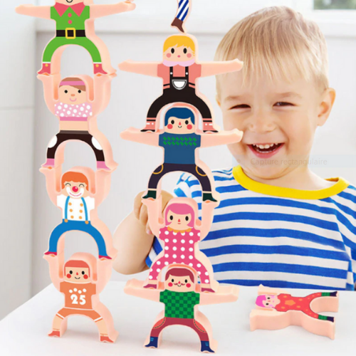 BuildGame™ | Snel Stapelspel voor het Hele Gezin | Feestdagen Fun voor Jong & Oud