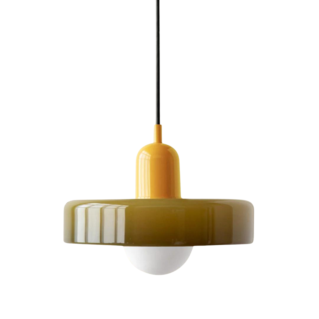 Luxihome | moderne hanglamp met glazen kap