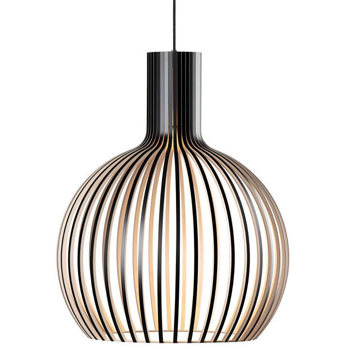 Nordic Wood | Houten Hanglamp met Warm Licht – Vintage & Scandinavisch Design