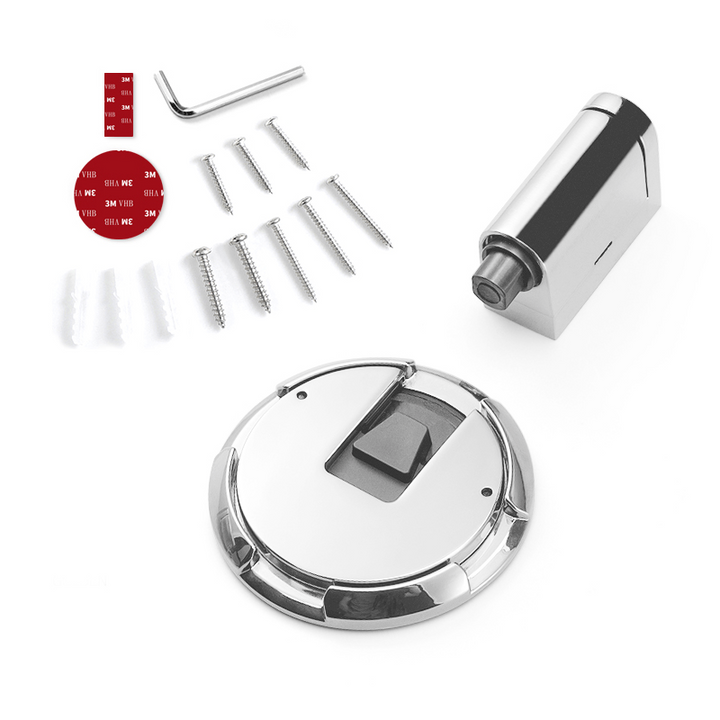 Mechanische Deurstopper | Vergrendelbare Deurhouder van Massief Zinklegering