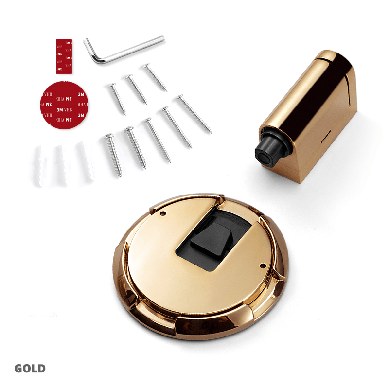 Mechanische Deurstopper | Vergrendelbare Deurhouder van Massief Zinklegering