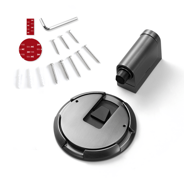 Mechanische Deurstopper | Vergrendelbare Deurhouder van Massief Zinklegering