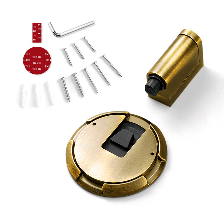 Mechanische Deurstopper | Vergrendelbare Deurhouder van Massief Zinklegering