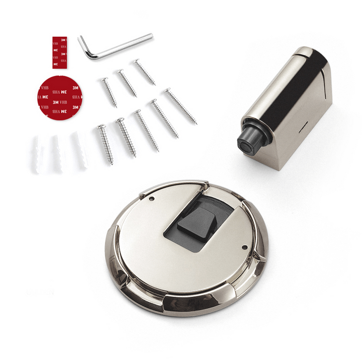 Mechanische Deurstopper | Vergrendelbare Deurhouder van Massief Zinklegering