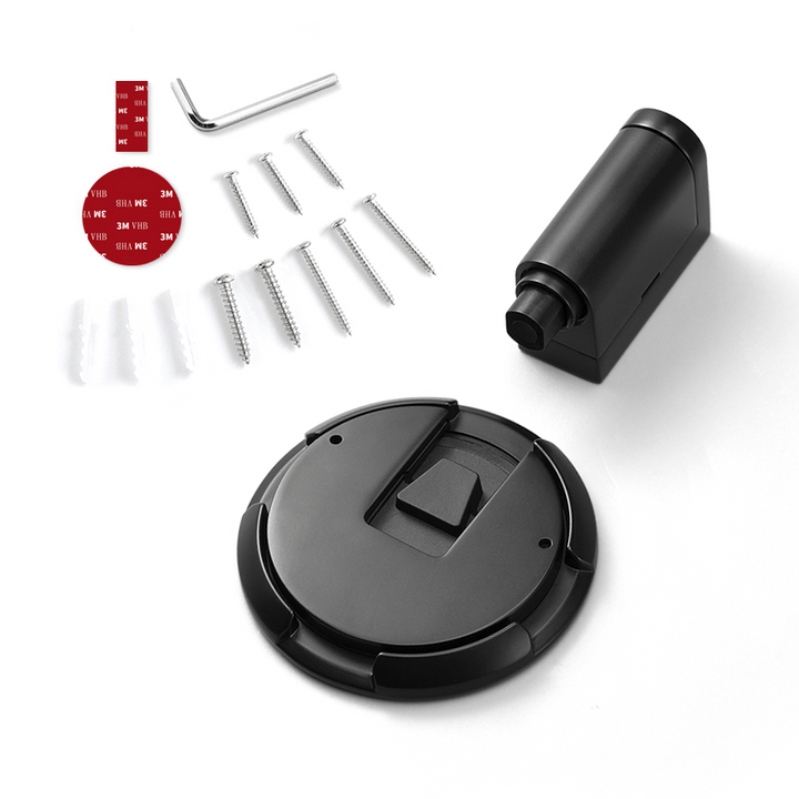 Mechanische Deurstopper | Vergrendelbare Deurhouder van Massief Zinklegering