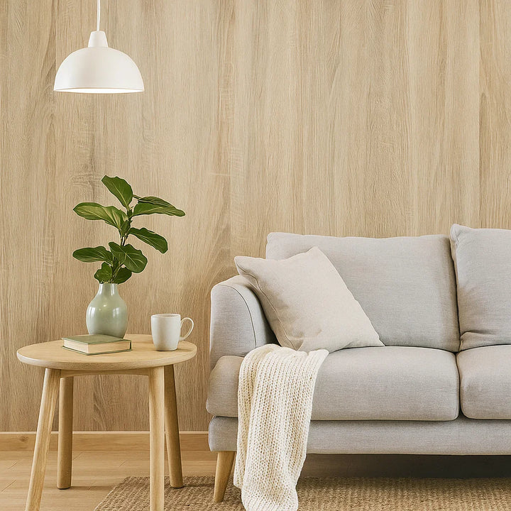 Legno Quercia | Zelfklevend PVC Behang Hout Beige