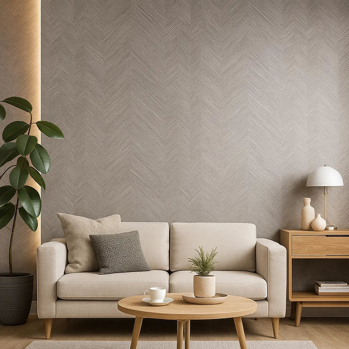 Zelfklevend Behang | PVC | Beige Hout