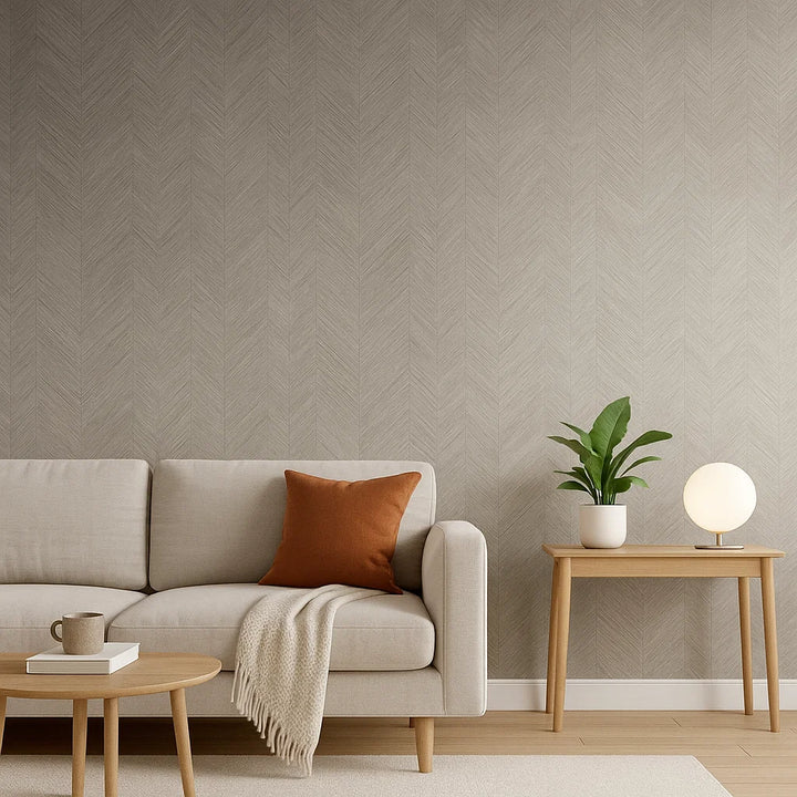 Zelfklevend Behang | PVC | Beige Hout
