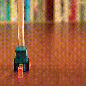 Domino Train™ | Automatische Domino Trein | Inclusief 60 Stenen