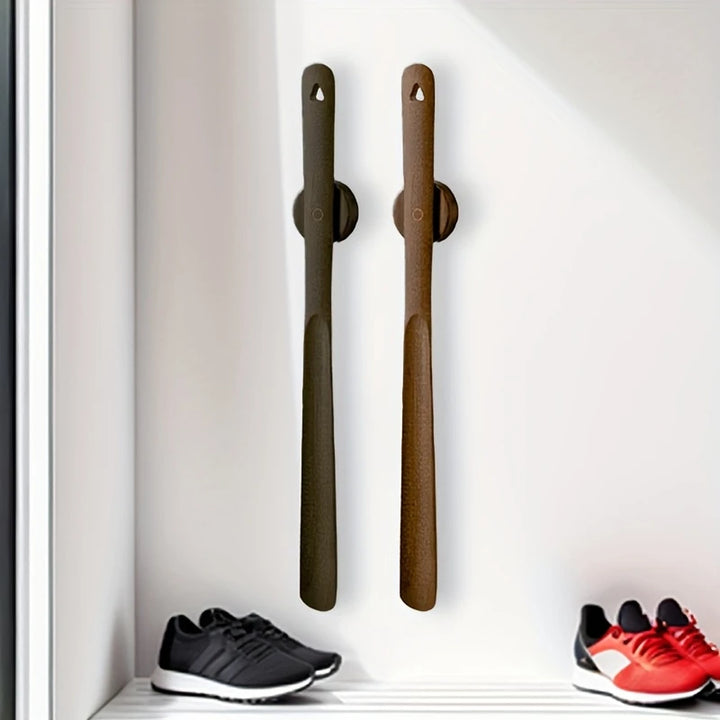 50cm Houten Schoenlepel met Magnetische Basis | Ideaal voor Thuisgebruik