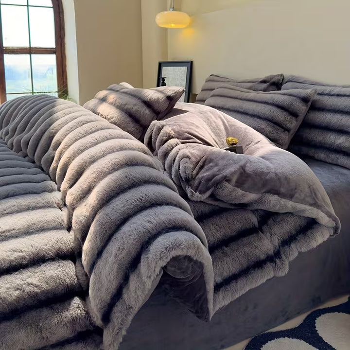 WinterLuxe™ 4-Delige Melkfluweel Beddenset | 200cm * 230cm