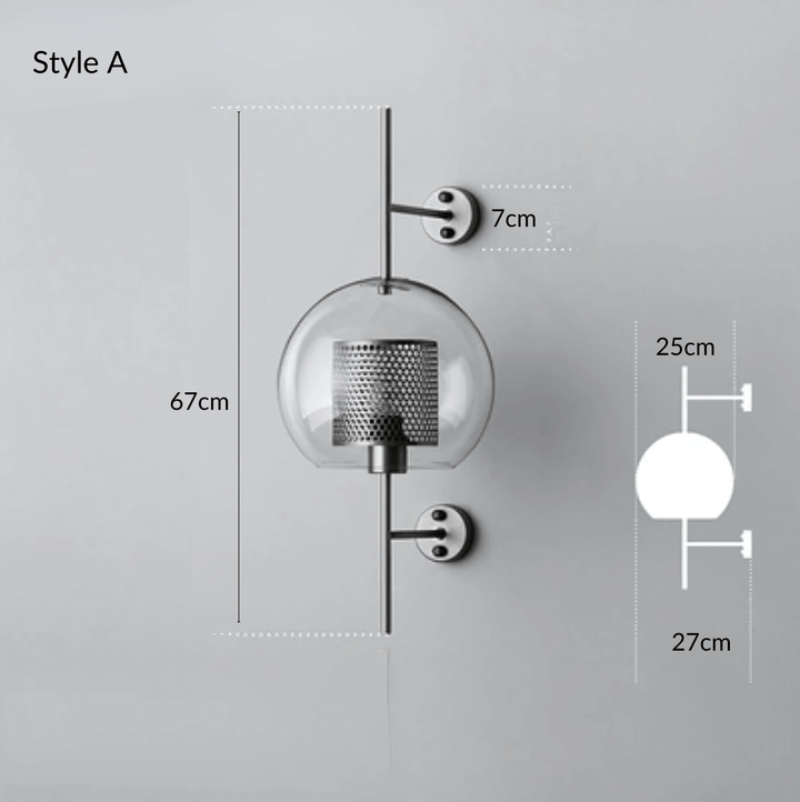 Dawn Wandlamp | Moderne glazen wandlamp met warme sfeer en tijdloos design