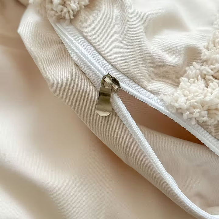 Boho Dekbedovertrek Set | 3-Delig met Kussenslopen | Zacht Microvezel & Ritsluiting