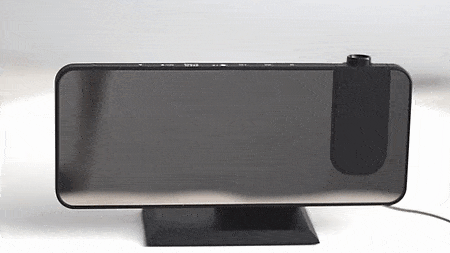 Astronatic Alarm | De Beste Alarmklok met LED Scherm - 180° Projector - USB lader