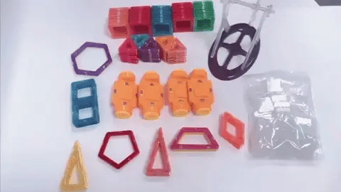 MagicBlock™ | Blocs de Construction Magnétiques | Plaisir de Jeu Créatif & Éducatif (dès 3 ans)