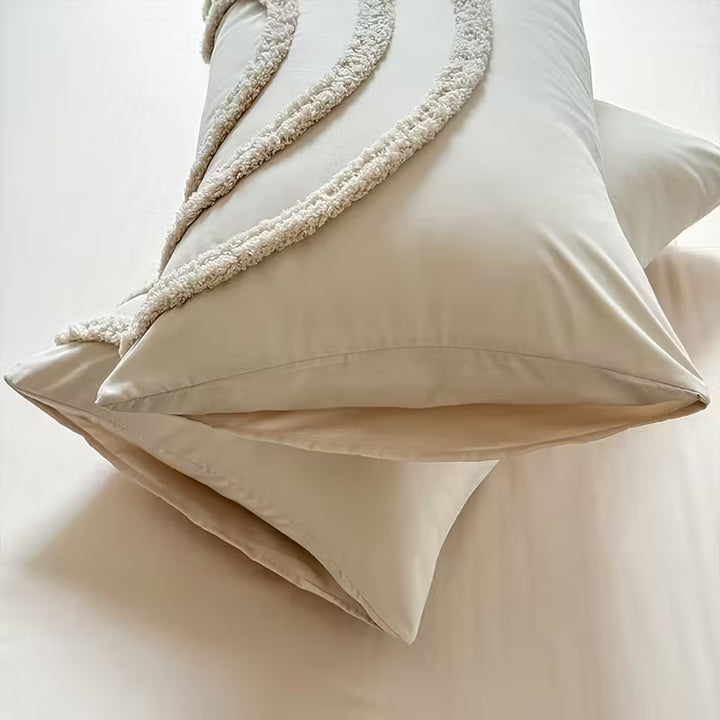 Boho Dekbedovertrek Set | 3-Delig met Kussenslopen | Zacht Microvezel & Ritsluiting