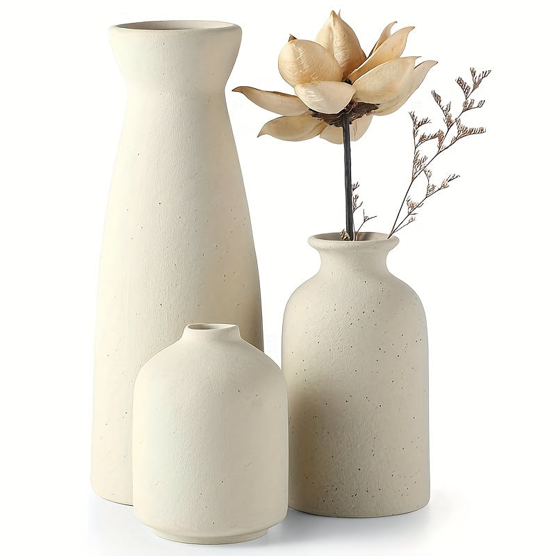 Ceramic Trio | Moderne vaasjes voor stijlvolle decoratie