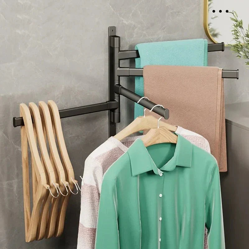 Flex Handdoekenrek | Inklapbaar & Ruimtebesparend Design voor Badkamer of Keuken