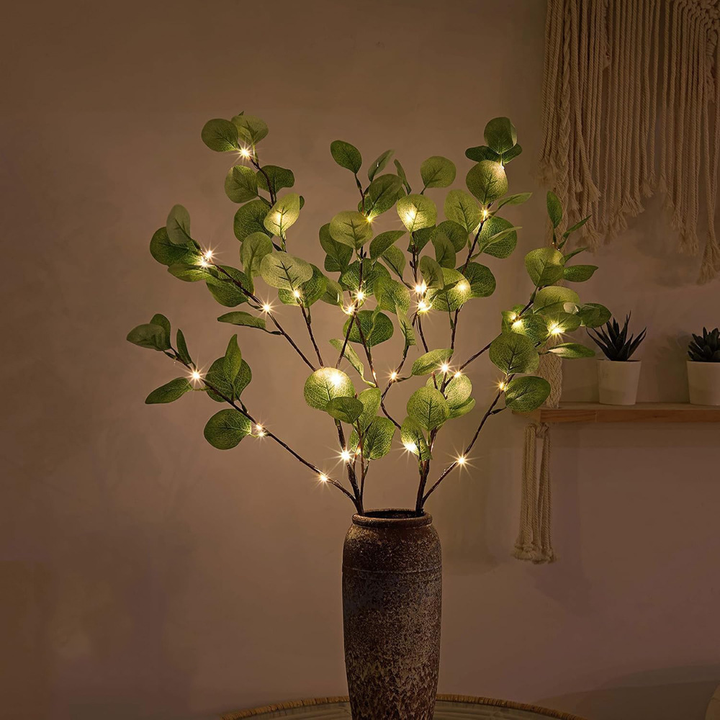 Lampe EverLeaf™ LED Branche d'Olivier | Blanc Chaud & Design Flexible