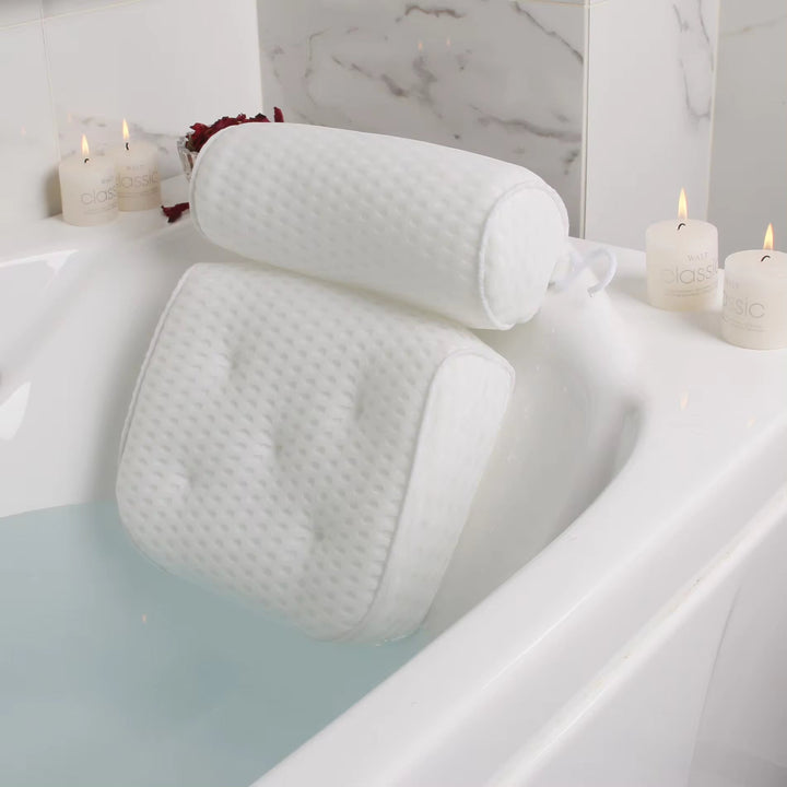 AquaLuxe Ergonomisch Badkussen | Antislip & Snel Droog | Luxe Comfort