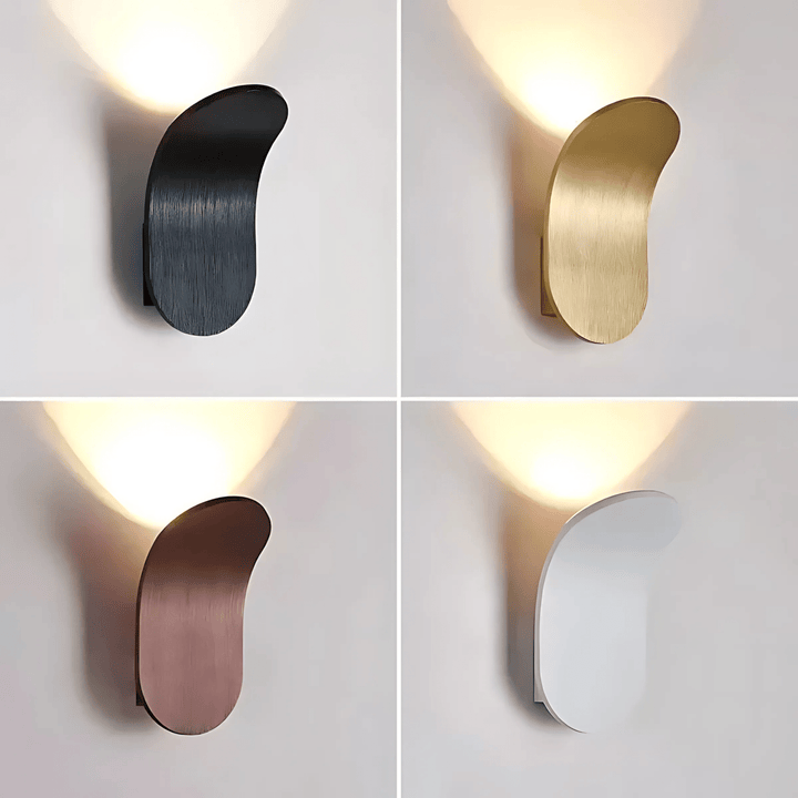 Kallio Wandlamp | Elegante metalen wandlamp met geborstelde afwerking