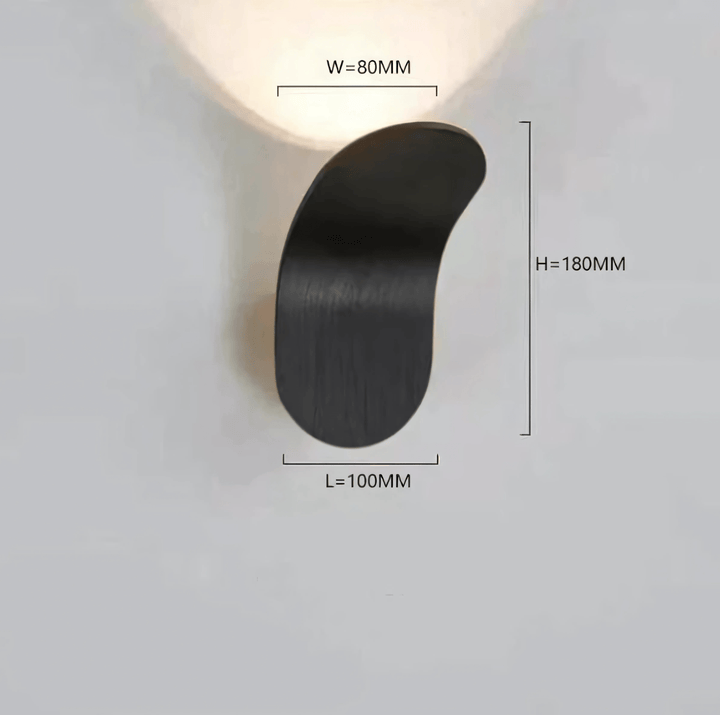 Kallio Wandlamp | Elegante metalen wandlamp met geborstelde afwerking