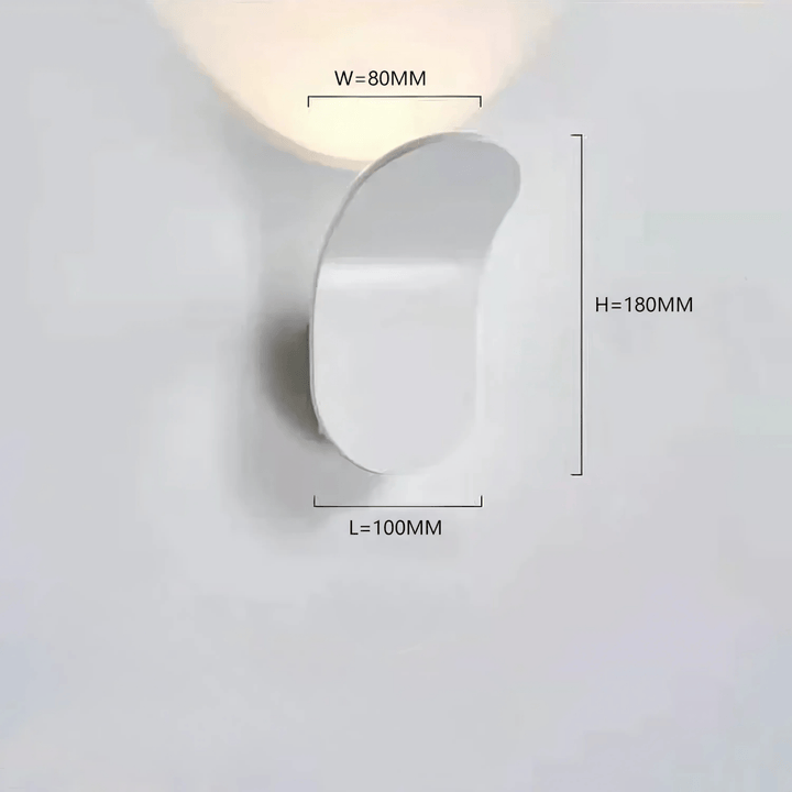 Kallio Wandlamp | Elegante metalen wandlamp met geborstelde afwerking