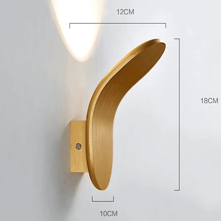 Kallio Wandlamp | Elegante metalen wandlamp met geborstelde afwerking
