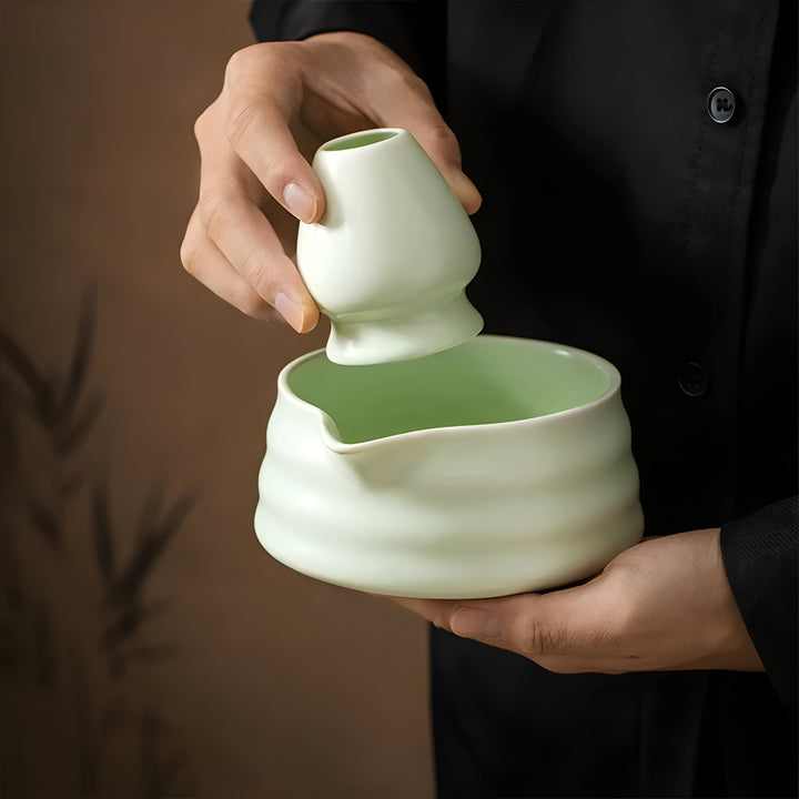 Matcha Set Keramiek | Traditioneel Japanse Theeset van Porselein