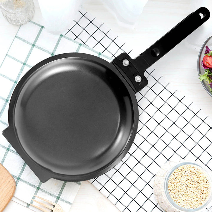Dubbelzijdige Keukenpan | Antiaanbaklaag | RVS Pan met Handgrepen | Ø19cm