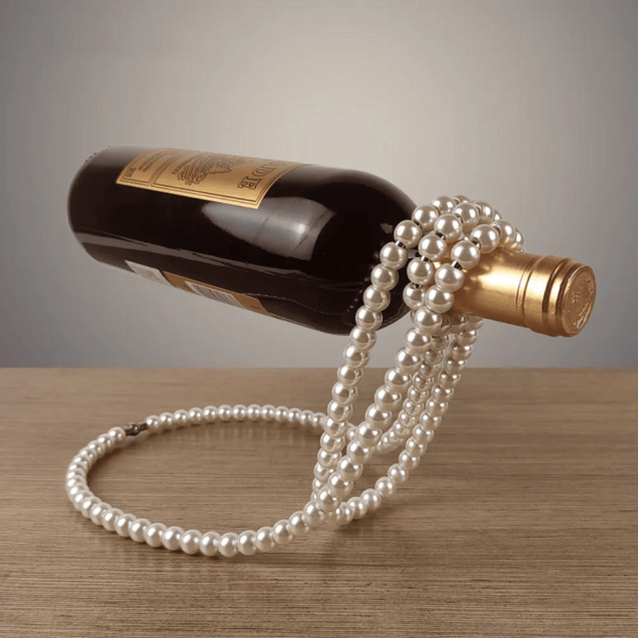 WinePearls | Zwevende Parelketting Luxe Wijnhouder